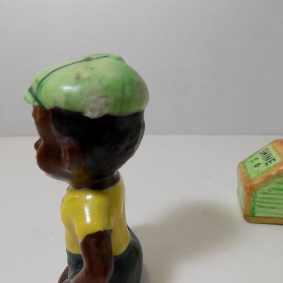 Vintage Rare American Boy Salt & Pepper Shakers Made In Japan - Picture 4 of 5